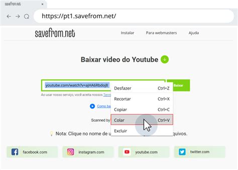 pt.savefrom.net|6 Formas de Baixar Vídeos de Qualquer Site Gratuitamente